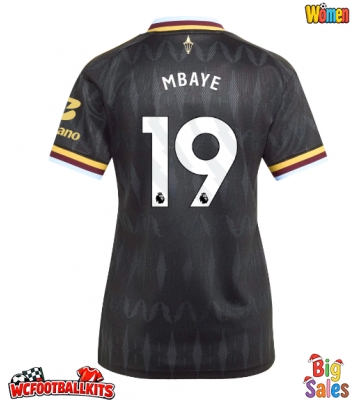 Aston Villa Ibrahim Mbaye #19 Replica Away Stadium Shirt for Women 2026-27 Short Sleeve